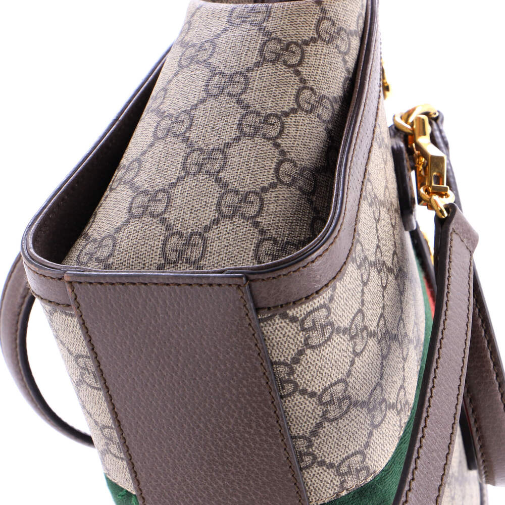 Gucci Ophidia Top Handle Tote Gg Coated #249527G18B - Picture 6 of 7